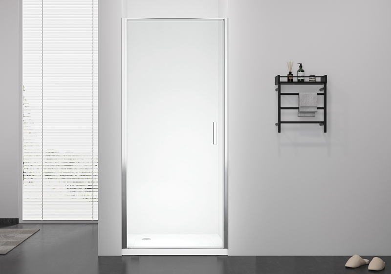 PV 1901F sticlă de 6 mm pivot cu o singură uşă plus cabină de duş cu mâner metalic