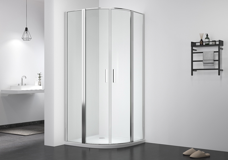 PV 1905 pivot sector de sticlă de 6 mm plus cabină de duș