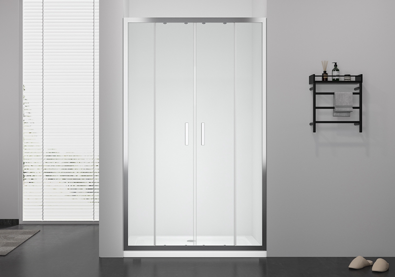 EX-502C cabină de duș subțire glisantă de 5 mm cu reglare de 10 mm